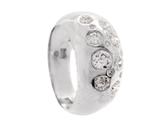 Jewellery, RING, 18K white gold, in auction: Classic – Saturday 24 January