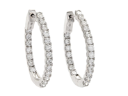 Jewellery, EARRINGS, 18K white gold, in auction: Modern – Saturday 17 January 2026