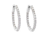 Jewellery, EARRINGS, 18K white gold, in auction: Classic – Saturday 24 January