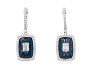 Jewellery - EARRINGS, 18K white gold - View 1