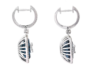 Jewellery - EARRINGS, 18K white gold - View 2
