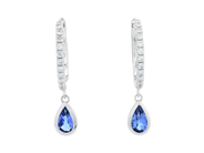 Jewellery - EARRINGS, 18K white gold - View 1