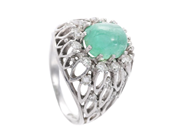 Jewellery, RING, 18K white gold, in auction: Classic – Saturday 24 January