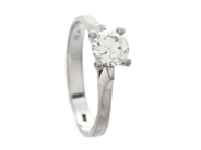 Jewellery, SOLITAIRE RING, platinum, in auction: Classic – Saturday 24 January