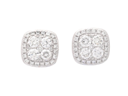 Jewellery - EARRINGS, 18K white gold - View 1