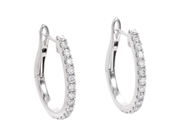 Jewellery - EARRINGS, 18K white gold - View 1