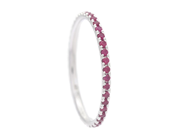 Jewellery - FULL ETERNITY RING, 18K white gold - View 1