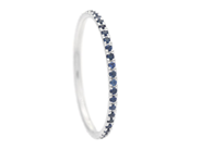 Jewellery - FULL ETERNITY RING, 18K white gold - View 1