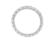 Jewellery - FULL ETERNITY RING, 18K white gold - View 2
