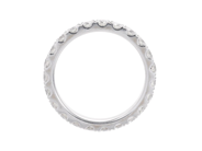 Jewellery - FULL ETERNITY RING, 18K white gold - View 2