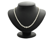 Jewellery, PEARL NECKLACE, cultured pearls approx. 3,5-7 mm, in auction: Lilla jewellery – Tuesday 13 January