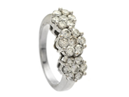 Jewellery, RING, 18K white gold, in auction: Classic – Saturday 24 January