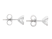 Jewellery - SOLITAIRE EARRINGS, 18K white gold - View 2