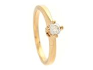 Jewellery, SOLITAIRE RING, 18K gold, in auction: Lilla jewellery – Tuesday 13 January