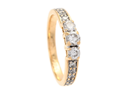Jewellery, RING, 18K gold, in auction: Lilla jewellery – Tuesday 13 January