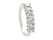 Jewellery, ETERNITY RING, 18K white gold, in auction: Modern – Saturday 17 January