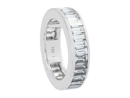 Jewellery - FULL ETERNITY RING, 18K white gold - View 1