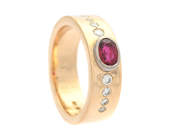 Jewellery, RING, 18K gold, in auction: Valentine – Saturday 7 February