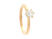 Jewellery, SOLITAIRE RING, 18K gold, in auction: Classic – Saturday 24 January