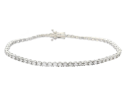 Jewellery - TENNIS BRACELET, 18K white gold - View 1
