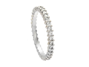Jewellery, FULL ETERNITY RING, 18K white gold, in auction: Modern – Saturday 17 January