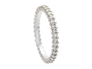 Jewellery - FULL ETERNITY RING, 18K white gold - View 1