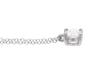 Jewellery - SOLITAIRE NECKLACE, platinum - View 2