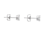 Jewellery - SOLITAIRE EARRINGS, 18K white gold - View 2