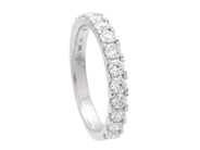 Jewellery - ETERNITY RING, 18K white gold - View 1