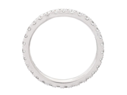 Jewellery - FULL ETERNITY RING, 18K white gold - View 2