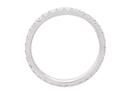 Jewellery - FULL ETERNITY RING, 18K white gold - View 2