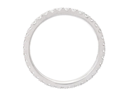 Jewellery - FULL ETERNITY RING, 18K white gold - View 2