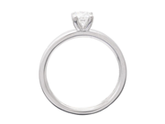 Jewellery - SOLITAIRE RING, 18K white gold - View 2