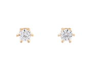 Jewellery, SOLITAIRE EARRINGS, 18K gold, in auction: Lilla jewellery – Tuesday 27 January