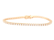 Jewellery - TENNIS BRACELET, 18K gold - View 1