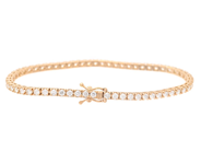 Jewellery - TENNIS BRACELET, 18K gold - View 2
