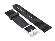 Watch parts, RUBBER STRAP, Black Mech Rubber for Breitling men´s wristwatch, in auction: Lilla Watches – Thursday 29 January