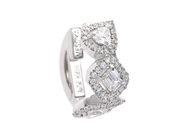 Jewellery - MESSIKA. single earring, MyTwin Middle Mono Earring Clip - View 1