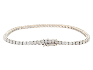 Jewellery - TENNIS BRACELET, 18K white gold - View 2
