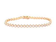Jewellery - TENNIS BRACELET, 18K gold - View 1