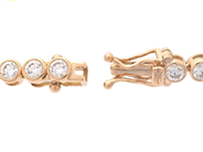 Jewellery - TENNIS BRACELET, 18K gold - View 3