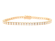 Jewellery - TENNIS BRACELET, 18K gold - View 1