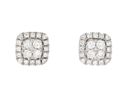 Jewellery, EARRINGS, 18K white gold, in auction: General – Tuesday 3 February
