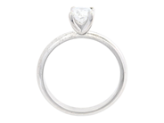 Jewellery - SOLITAIRE RING, 18K white gold - View 2