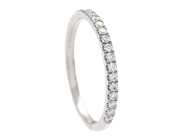 Jewellery, ETERNITY RING, 18K white gold, in auction: Valentine – Saturday 7 February