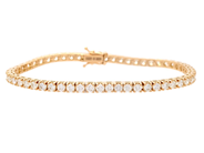 Jewellery - TENNIS BRACELET, 18K white gold - View 1