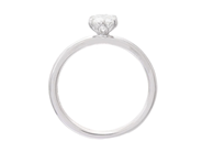 Jewellery - SOLITAIRE RING, 18K white gold - View 2