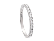 Jewellery - ETERNITY RING, 18K white gold - View 1
