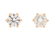 Jewellery, SOLITAIRE EARRINGS, 18K gold, in auction: Valentine – Saturday 7 February