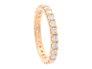 Jewellery - FULL ETERNITY RING, 18K white gold - View 1